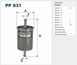 Filtr paliwa Filtron Volkswagen Caddy 2