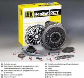 Zestaw podwójnego sprzęgła 2CT LUK Seat Leon