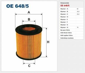 Filtr oleju Filtron Alfa Romeo 159