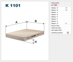 Filtr kabinowy Filtron Fiat Punto II