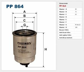Filtr paliwa Filtron- WIX Fiat Brava