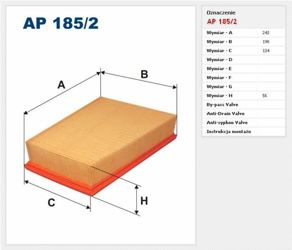Filtr powietrza FIltron Renault Megane2