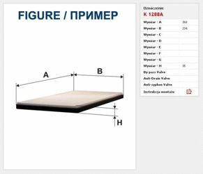Filtr kabinowy Filtron Volkswagen Crafter