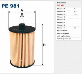 Filtr paliwa Filtron Volvo V70 II