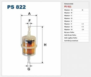 Filtr paliwa Filtron Volkswagen Passat (1998-1996)