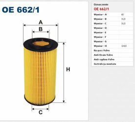 Filtr oleju Filtron Volvo V70 III