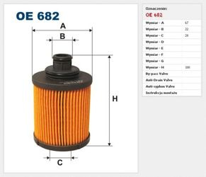 Filtr oleju Filtron Fiat Doblo