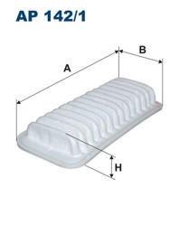 Filtr powietrza Filtron Citroen C1