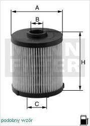 Filtr paliwa MANN Peugeot 307
