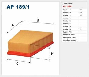 Filtr powietrza Filtron Volkswagen Polo IV