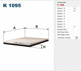 Filtr kabinowy Fitron Renault Megane Scenic