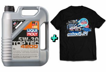 Olej Liqui Moly Top Tec 4200 5W30 5L + koszulka !