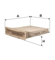 Filtr kabinowy Filtron Citroen C1