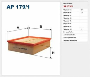Filtr powietrza Filtron Volkswagen Passat (3B3, 3B6)
