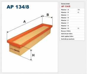 Filtr powietrza Filtron Renault Kangoo 1