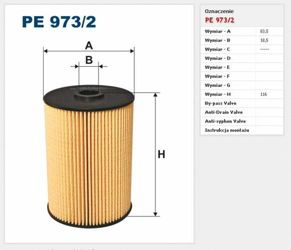Filtr paliwa Filtron Volkswagen Jetta III