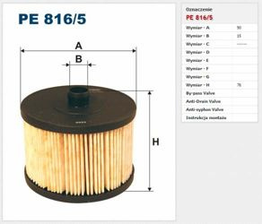 Filtr paliwa Filtron Volvo S40 II