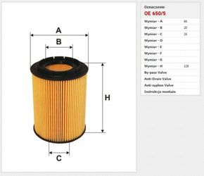 Filtr oleju Filtron Volkswagen Touareg