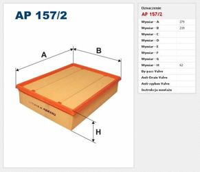 Filtr powietrza Filtron Volkswagen Transporter T4
