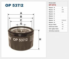 Filtr oleju Filtron Alfa Romeo 166