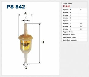 Filtr paliwa Filtron Fiat Cinquecento