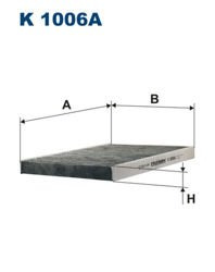 Filtr kabinowy Filtron Audi TT I