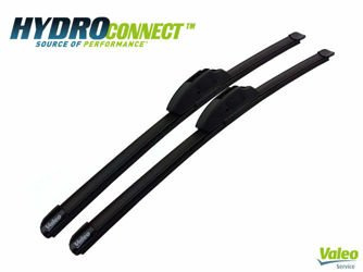 Płaskie wycieraczki Valeo HydroConnect Mazda Demio