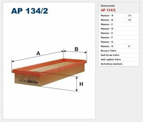 Filtr Powietrza Filtron Renault Megane Scenic