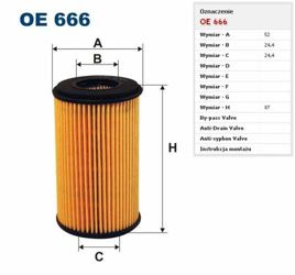 Filtr oleju Filtron Renault Clio 2