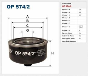 Filtr oleju Filtron Volkswagen LT II (28,35,46)