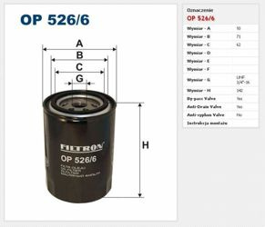 Filtr oleju Filtron Volkswagen Passat (1996->2000)