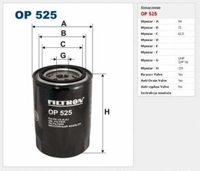Filtr oleju Filtron Volkswagen Passat (1988->1996)