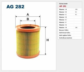 Filtr powietrza Filtron Renault Clio 1