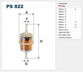Filtr paliwa Filtron Fiat Cinquecento