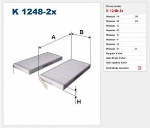 Filtr Kabinowy Filtron  Renault Kangoo 2