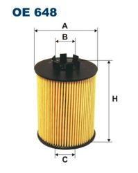 Filtr oleju Filtron Opel Agila