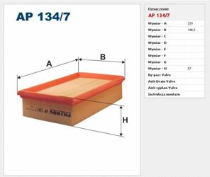 FIltr powietrza Filtron  Renault Clio 3