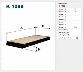 Filtr kabinowy Filtron Volkswagen LT II (28, 35, 46)