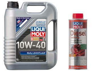 Olej Liqui Moly 10W40 MoS2 5L + Diesel Spulung!