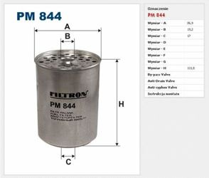 Filtr paliwa Filtron  Renault Espace 2