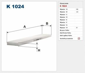 Filtr kabinowy Filtron Volkswagen Sharan I