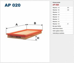 Filtr powietrza Filtron Opel Astra F
