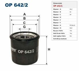 Filtr oleju Filtron Renault Clio 2