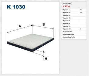 Filtr kabinowy Filtron Renault Megane 1