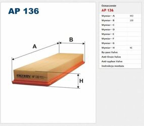 Filtr powietrza  Filtron Renault Safrane 2