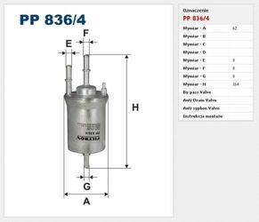 Filtr paliwa Filtron Volkswagen Touran