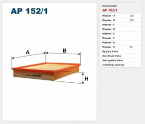 Filtr powietrza Filtron Fiat Croma