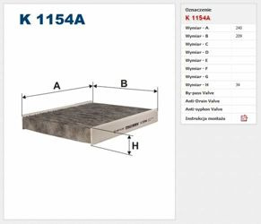 Filtr kabinowy Filtron Ford C-Max
