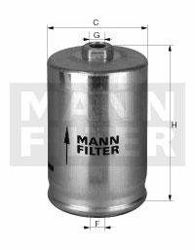 Filtr paliwa MANN Volkswagen Passat (3B3, 3B6)