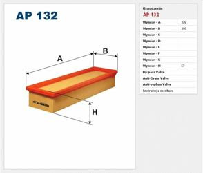 Filtr powietrza Filtron  Renault Laguna 1